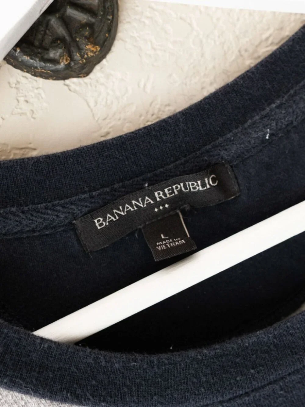 Banana Republic Travel Safari Sweatshirt Gray Logo Graphic Pullover Large